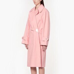 Maison Margiela x Mackintosh Single Breasted Trench Coat in Pink Size 42